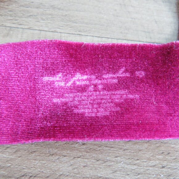 URBAN OUTFITTERS OUT FROM UNDER Velvet Triangle Bralette Raspberry Purple Goth - Picture 12 of 12